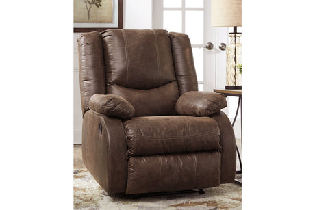 Bladewood Coffee Recliner by Ashley at Eve Furniture