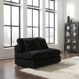 Blaine Black Upholstered Armless Chair by Coaster at Eve Furniture