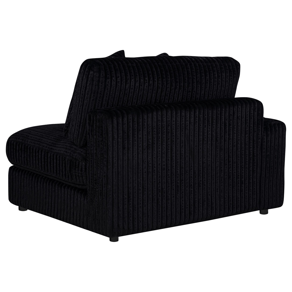 Blaine Black Upholstered Reversible Chaise Sectional Sofa by Coaster at Eve Furniture