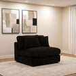 Blaine Chocolate Upholstered Armless Chair by Coaster at Eve Furniture