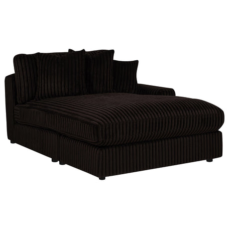 Blaine Chocolate Upholstered Reversible Chaise Sectional Sofa by Coaster at Eve Furniture
