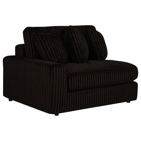 Blaine Chocolate Upholstered Reversible Chaise Sectional Sofa by Coaster at Eve Furniture