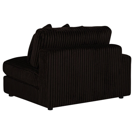 Blaine Chocolate Upholstered Reversible Chaise Sectional Sofa by Coaster at Eve Furniture