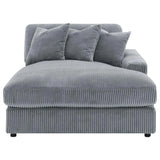 Blaine Fog 2-Piece Upholstered Reversible Chaise Sectional by Coaster at Eve Furniture
