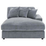 Blaine Fog 2-Piece Upholstered Reversible Chaise Sectional by Coaster at Eve Furniture