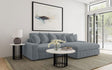 Blaine Fog 2-Piece Upholstered Reversible Chaise Sectional by Coaster at Eve Furniture