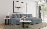 Blaine Fog 2-Piece Upholstered Reversible Chaise Sectional by Coaster at Eve Furniture