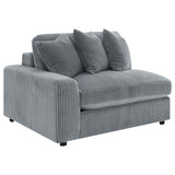 Blaine Fog 3-Piece Upholstered Reversible Chaise Sectional by Coaster at Eve Furniture