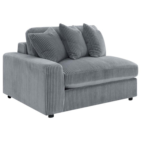 Blaine Fog 3-Piece Upholstered Reversible Chaise Sectional by Coaster at Eve Furniture