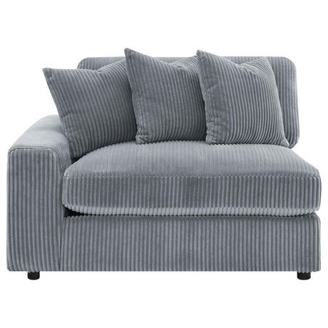 Blaine Fog 3-Piece Upholstered Reversible Chaise Sectional by Coaster at Eve Furniture