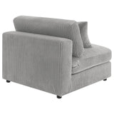 Blaine Fog Upholstered Armless Chair by Coaster at Eve Furniture