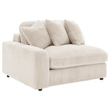 Blaine Sand 2-Piece Upholstered Reversible Chaise Sectional by Coaster at Eve Furniture