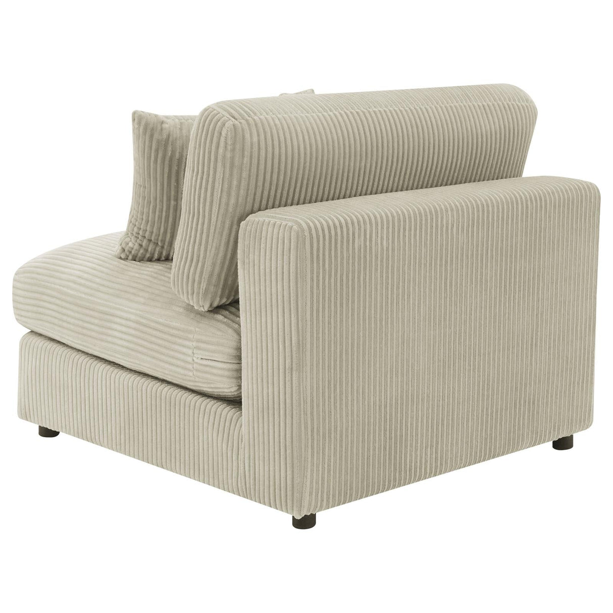 Blaine Sand Upholstered Armless Chair