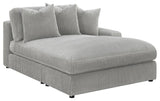 Blaine Upholstered Reversible Sectional Fog