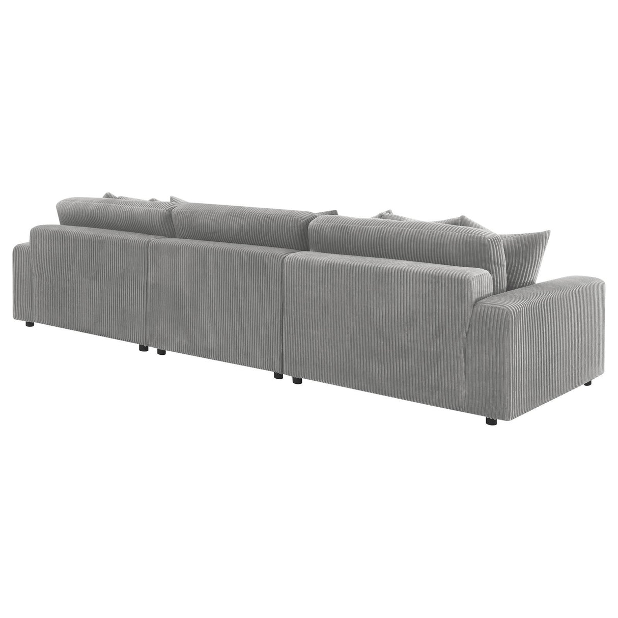 Blaine Upholstered Reversible Sectional Fog