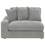 Blaine Upholstered Reversible Sectional Fog