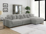 Blaine Upholstered Reversible Sectional Fog