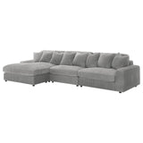 Blaine Upholstered Reversible Sectional Fog