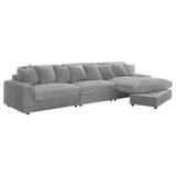 Blaine Upholstered Reversible Sectional Fog