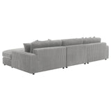 Blaine Upholstered Reversible Sectional Fog