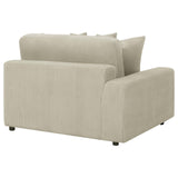 Blaine Upholstered Reversible Sectional Sofa Sand