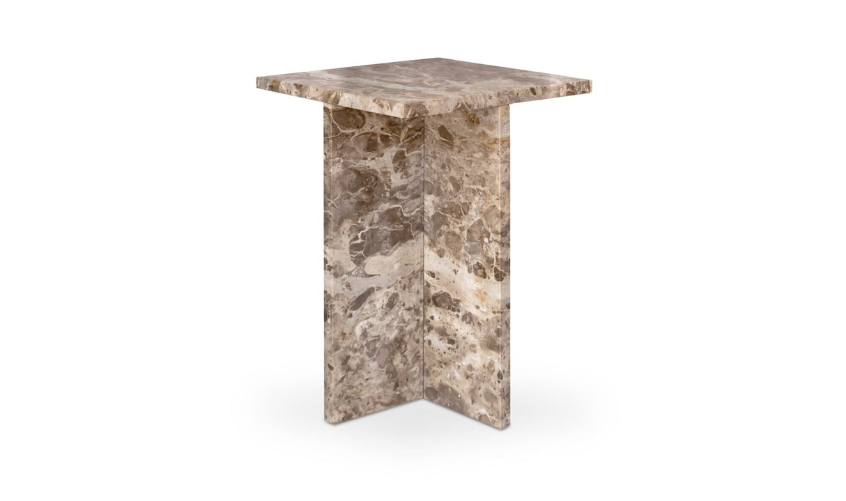 Blair Accent Table Panther Marble by Moe's Home at Eve Furniture