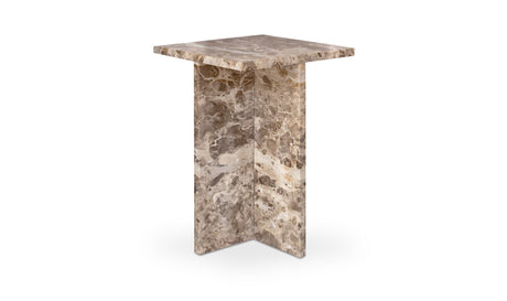 Blair Accent Table Panther Marble by Moe's Home at Eve Furniture