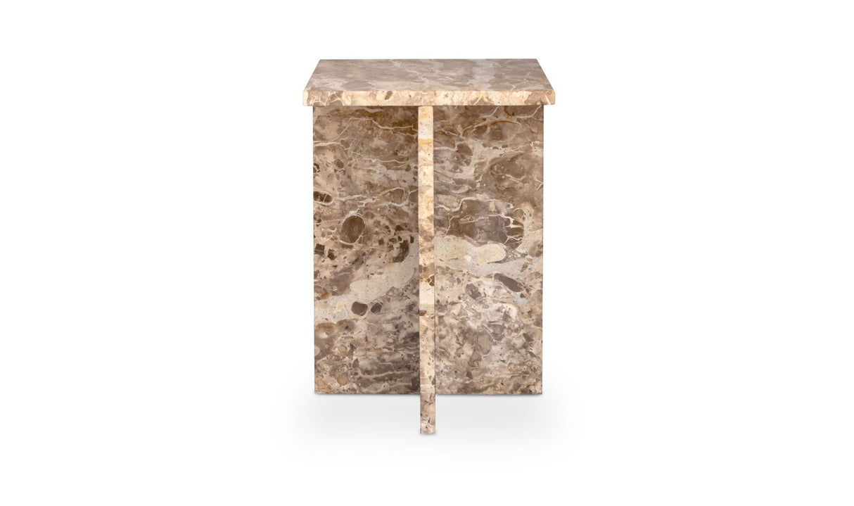 Blair Accent Table Panther Marble by Moe's Home at Eve Furniture