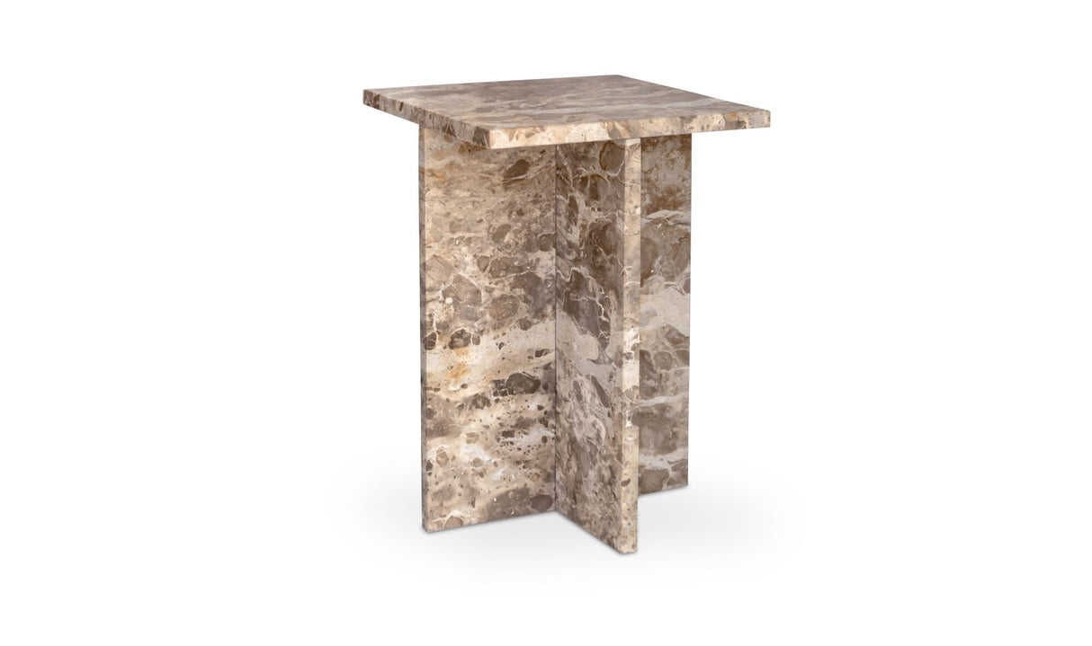 Blair Accent Table Panther Marble by Moe's Home at Eve Furniture