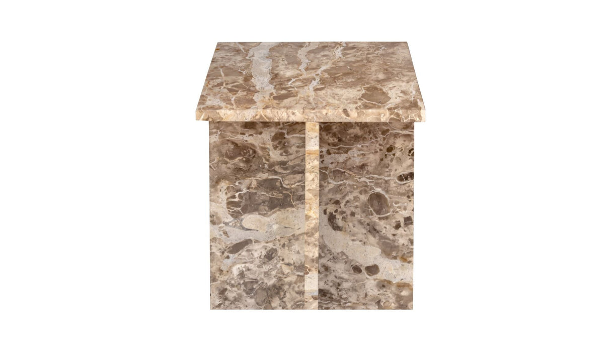 Blair Accent Table Panther Marble by Moe's Home at Eve Furniture