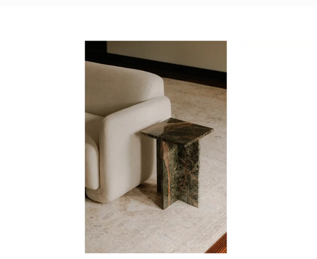 Blair Accent Table Rainforest Green Marble by Moe's Home at Eve Furniture