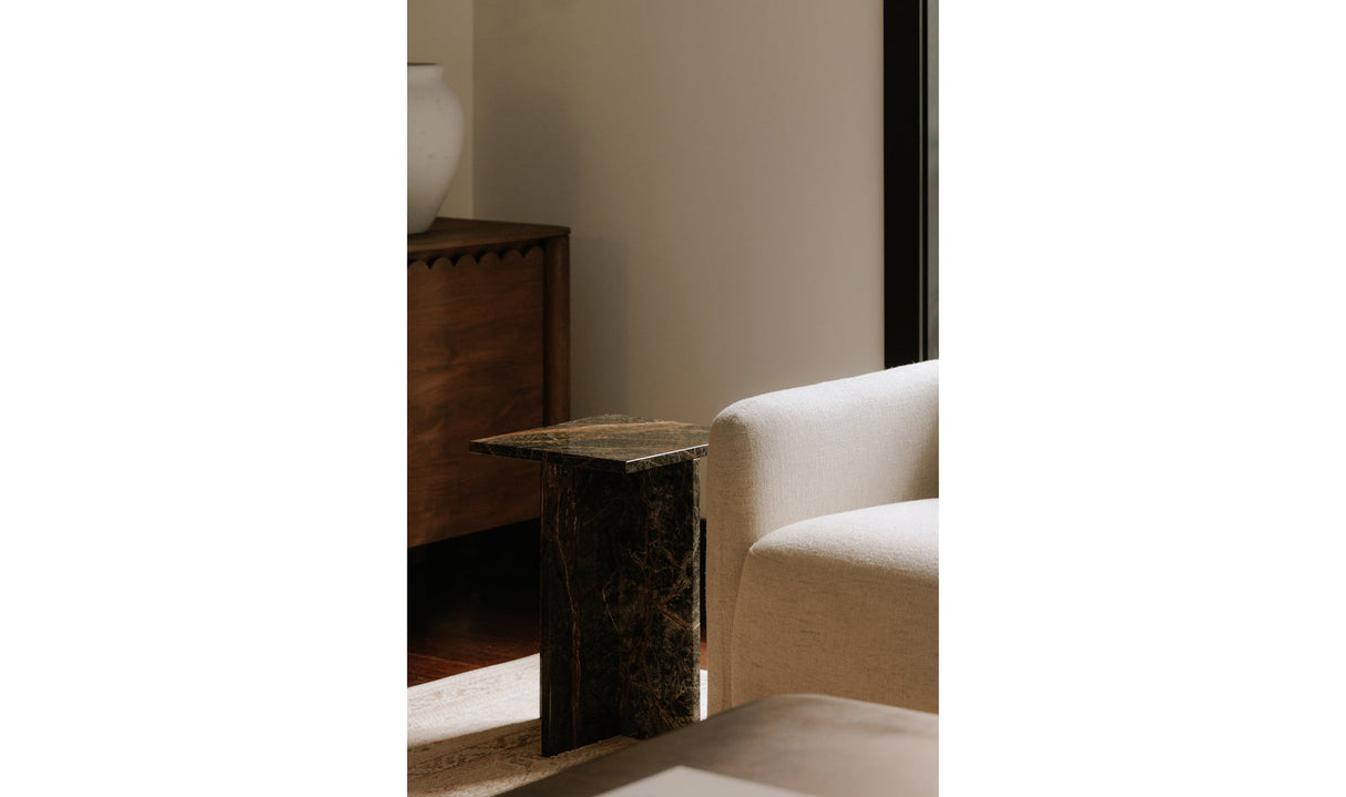 Blair Accent Table Rainforest Green Marble by Moe's Home at Eve Furniture