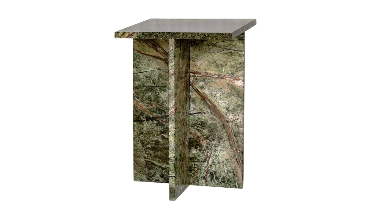 Blair Accent Table Rainforest Green Marble by Moe's Home at Eve Furniture