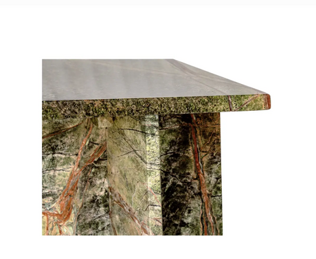 Blair Accent Table Rainforest Green Marble by Moe's Home at Eve Furniture