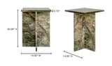 Blair Accent Table Rainforest Green Marble by Moe's Home at Eve Furniture