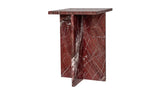 Blair Accent Table Rosso Levanto Marble by Moe's Home at Eve Furniture