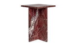 Blair Accent Table Rosso Levanto Marble by Moe's Home at Eve Furniture