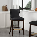 Blair Barstool in Black by Manhattan Comfort at Eve Furniture