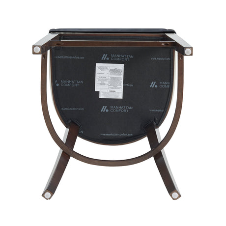 Blair Barstool in Black by Manhattan Comfort at Eve Furniture