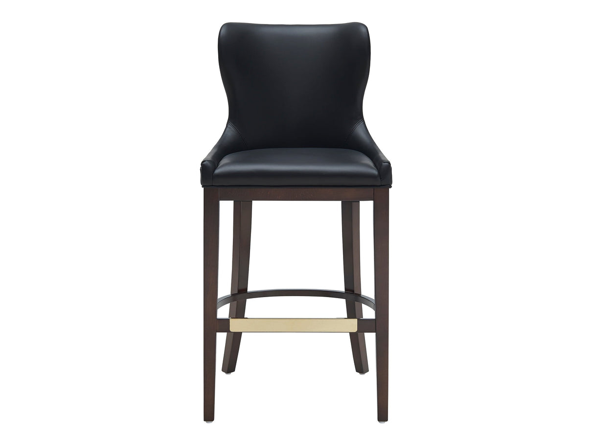 Blair Barstool in Black by Manhattan Comfort at Eve Furniture