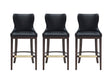 Blair Barstool in Black (set of 3) by Manhattan Comfort at Eve Furniture
