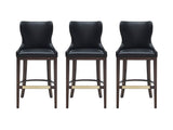 Blair Barstool in Black (set of 3) by Manhattan Comfort at Eve Furniture
