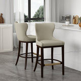Blair Barstool in Stone (set of 2) by Manhattan Comfort at Eve Furniture