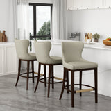 Blair Barstool in Stone (set of 3) by Manhattan Comfort at Eve Furniture