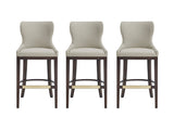 Blair Barstool in Stone (set of 3) by Manhattan Comfort at Eve Furniture