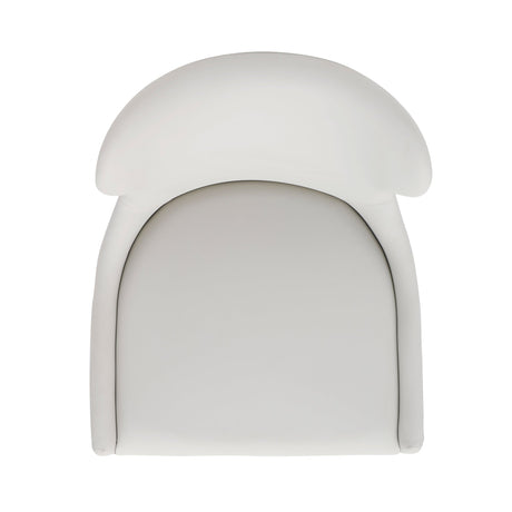 Blair Barstool in White by Manhattan Comfort at Eve Furniture