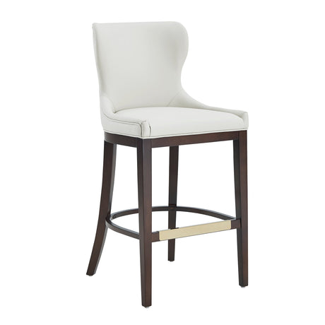 Blair Barstool in White (set of 2) by Manhattan Comfort at Eve Furniture
