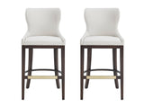Blair Barstool in White (set of 2) by Manhattan Comfort at Eve Furniture