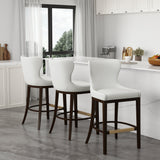 Blair Barstool in White (set of 3) by Manhattan Comfort at Eve Furniture