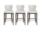 Blair Barstool in White (set of 3) by Manhattan Comfort at Eve Furniture
